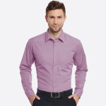 Men Slim Fit Solid Formal Shirt