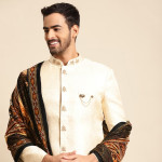 Men White Sherwani Set