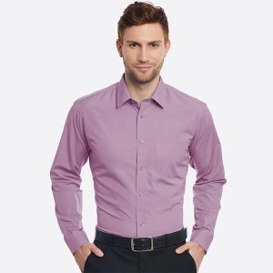 Men Slim Fit Solid Formal Shirt