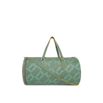 Green Printed Leather Bag