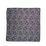 Men Grey Printed Pocket Square