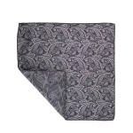 Men Grey Printed Pocket Square