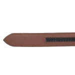 Men Textured Leather Belt