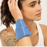 Unisex Blue Solid Anti-Microbial Multipurpose Headband