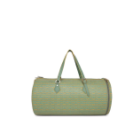 Green Printed Leather Bag