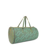 Green Printed Leather Bag